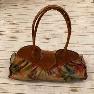 PATRICIA NASH Heritage MULTI FLORAL Print LIONE SHOULDER SATCHEL